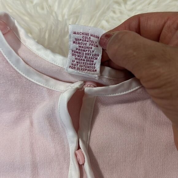 GYMBOREE SOF PINK CARDIGAN SIZE 9 - Picture 7 of 7